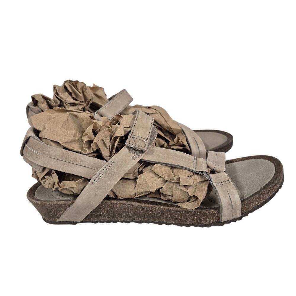 TEVA YSIDRO UNIVERSAL WOMEN LEATHER SANDALS TAUPE US 9 /UK 7 /EU 40 NEW